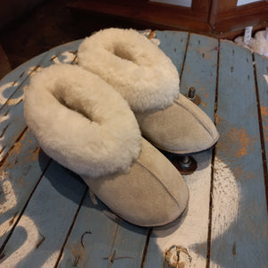 Elsie Slippers in Grey