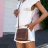 Florence small in Waxy Tan