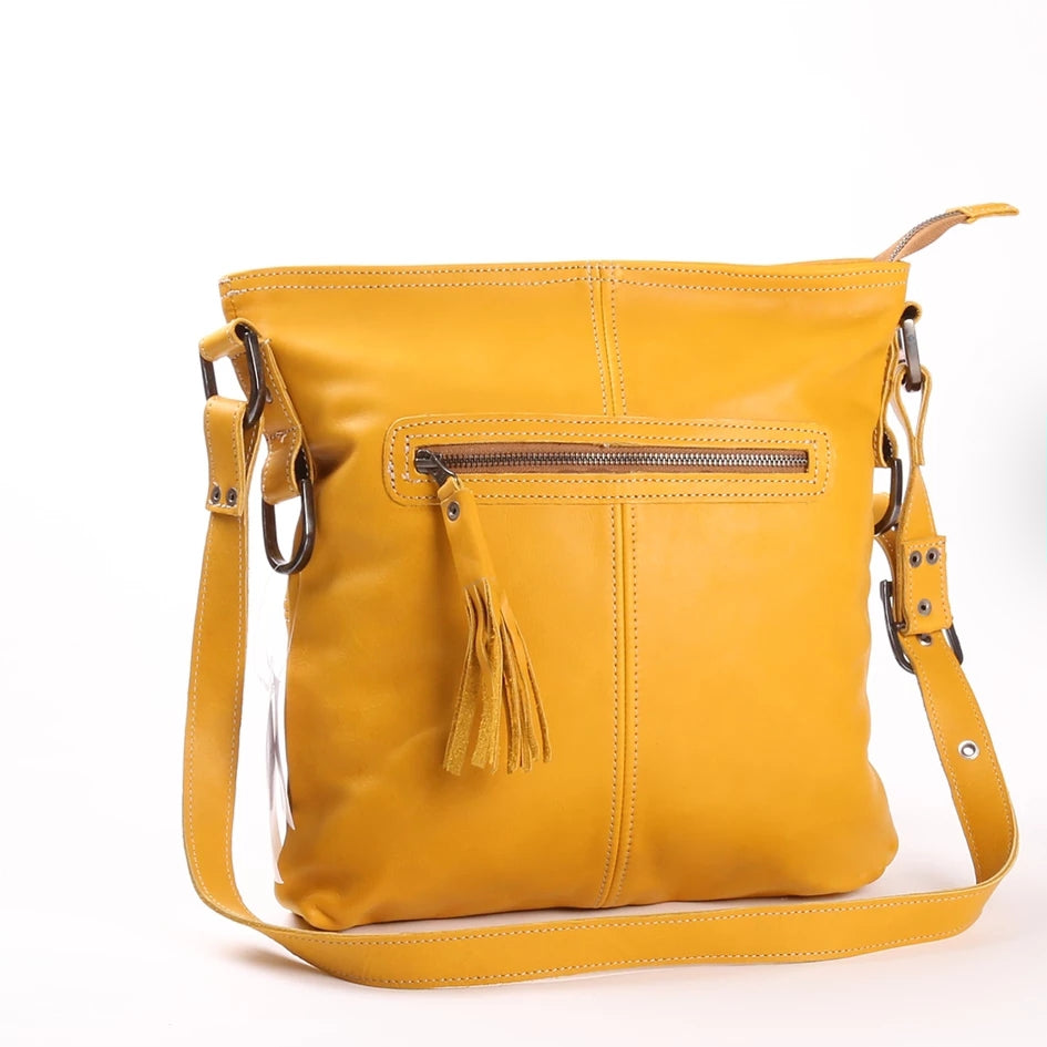 Messenger Bag by Thandana in Mustard